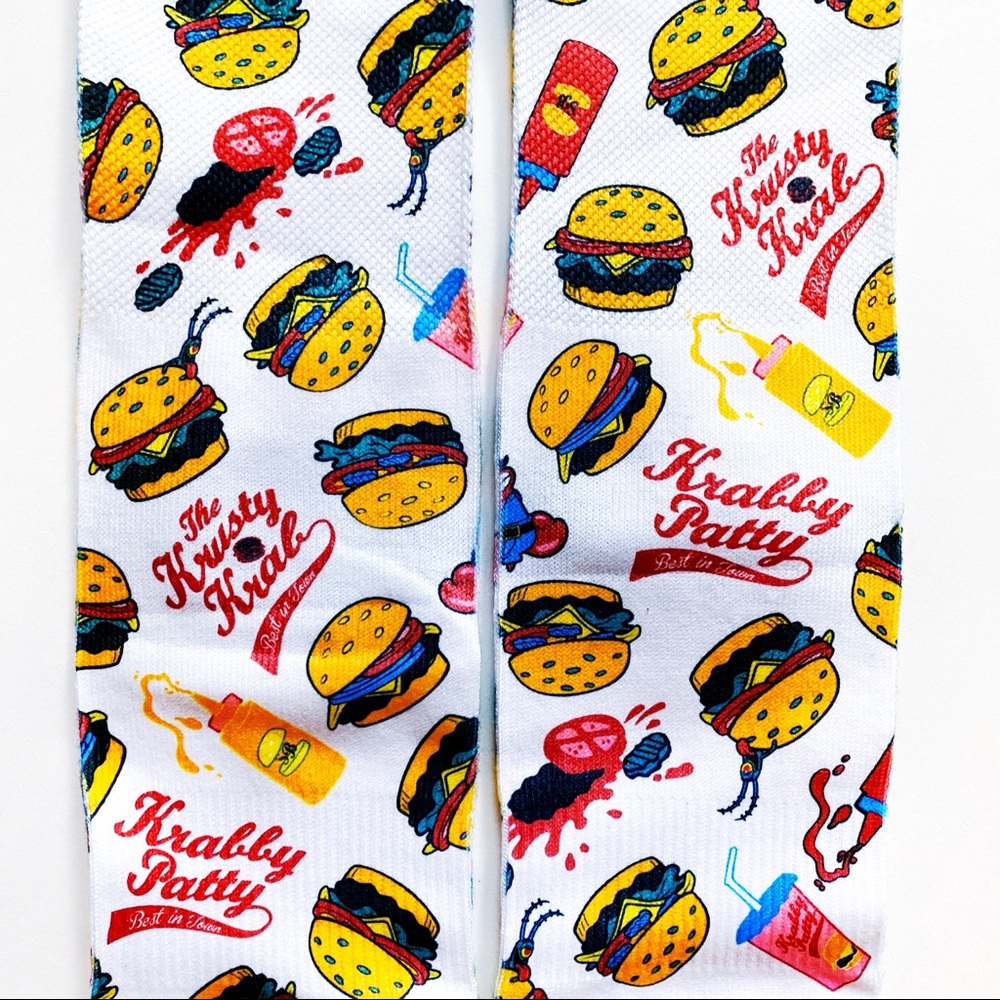 Nickelodeon Spongebob Krusty Krab Odd Sox Socks - Picture 5 of 8